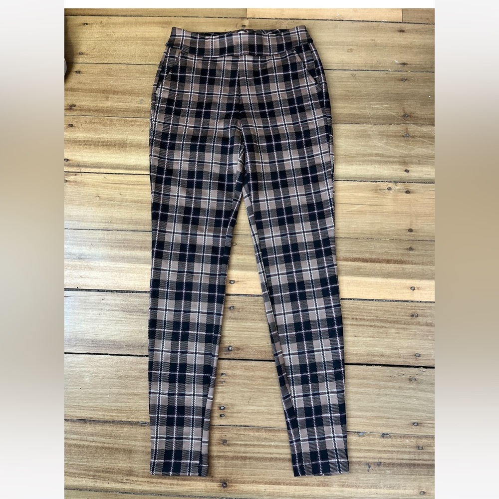 SO High Rise Plaid Leggings